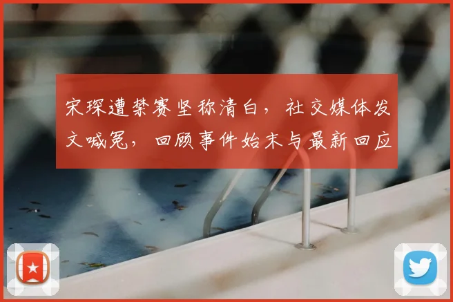 宋琛遭禁赛坚称清白，社交媒体发文喊冤，回顾事件始末与最新回应
